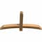 Ekena Millwork Bellingham Timber Gable Bracket, Western Red Cedar, 48"W x 26"H x 3 1/2"D x 3 1/2"F, 13/12 Pitch GBW048X26X0404BEL00SWR - alternate 3